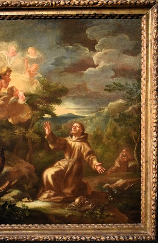 Saint Francis, Genoese School, 17th century, workshop of Domenico Piola (1628–1703) - 